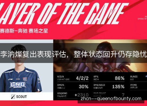 李汭燦复出表现评估,整体状态回升仍存隐忧 李汭燦复出表现评估,整体状态回升仍存隐忧
